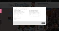 Desktop Screenshot of hilton-recognition.com